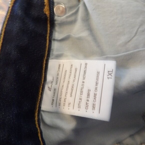 KanCan Mid Rise Skinny Jeans Sz 1XL - Picture 7 of 7